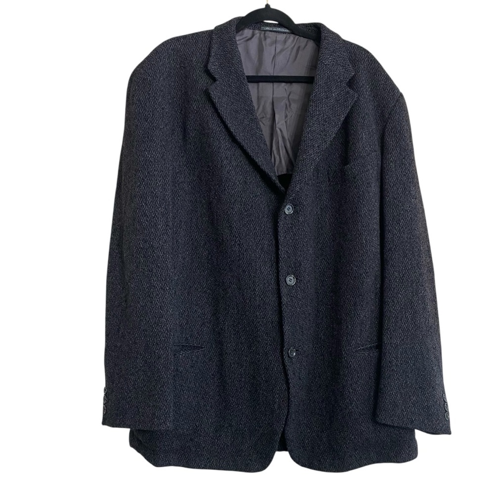 Mens ERMENEGILDO ZEGNA Wool Cashmere Blazer Jacket USA SZ 52 See Measurements